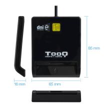 Lector externo DNIe y SIM TooQ TQR-211B USB Tipo C