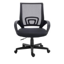 Silla de oficina Equip de malla color negro
