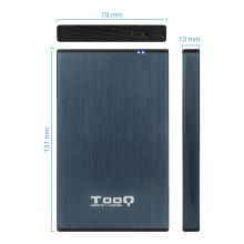 Caja externa Tooq HD TQE-2527PB 2.5" USB 3.0 azul oscuro