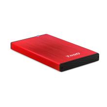 Caja externa Tooq HD TQE-2527R 2.5" USB 3.0 rojo