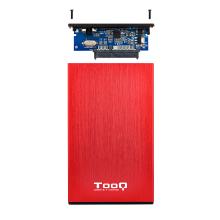 Caja externa Tooq HD TQE-2527R 2.5" USB 3.0 rojo