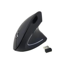 Ratón inalámbrico Equip ergonómico vertical 2 botones 1600 DPI negro
