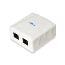 Roseta de superficie Equip Cat6 2 hembra RJ45