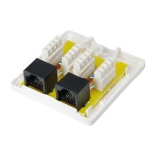 Roseta de superficie Equip Cat6 2 hembra RJ45