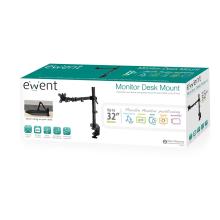 Soporte de mesa Ewent EW1510 13" a 34" con brazo negro