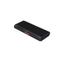 Caja externa Tooq TQE-2222B M.2 NGFF Y NVME RGB USB A