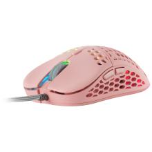 Ratón Mars Gaming MM55P Hive 12800 DPI rosa