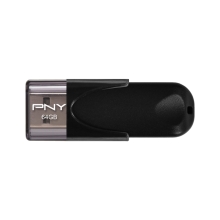 MEMORIA USB 2.0 PNY ATTACHE 4 64GB NEGRO