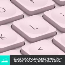 Teclado Logitech MX Keys mini rosa