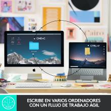 Teclado Logitech MX Keys mini rosa
