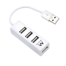 Hub USB 2.0 Ewent EW1122 4 puertos blanco