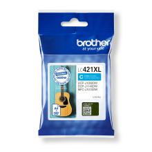 Cartucho original Brother LC-421XL cian