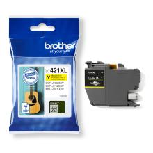 Cartucho original Brother LC-421XL amarillo