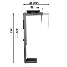 Soporte colgante de escritorio Ewent ew1293 para cpu ajustable