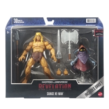 Figura mattel masters of the universe revelation he - man savage deluxe