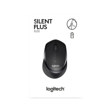 Ratón inalámbrico Logitech B330 Silent Plus negro