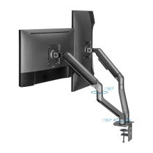 Soporte de mesa TooQ DB4132TNR-G 17" a 32" 2 pantallas con brazos