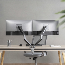 Soporte de mesa TooQ DB4132TNR-G 17" a 32" 2 pantallas con brazos
