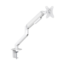 Soporte de mesa TooQ DB4032TNR-W 17" a 32" con brazo blanco