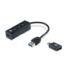 Hub Conceptronic Hubbies04b 4 USB 3.0 + adaptador tipo C