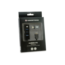 Hub Conceptronic Hubbies04b 4 USB 3.0 + adaptador tipo C
