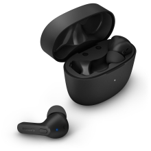 Auriculares Bluetooth Philips estuche de carga negro