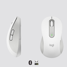Ratón inalámbrico Logitech M650 4000 DPI blanco