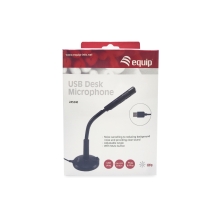 Micrófono de sobremesa Equip Life USB con brazo flexible