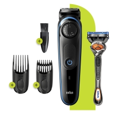 BARBERO CORTAPELOS BRAUN BT3240 + GILLETE FUSION