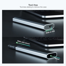 Caja externa TooQ TQE-2223G SSD M.2 NGFF/NVMe plata