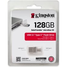 Memoria USB 3.2 Kingston DTduo tipo C 128GB