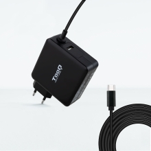 Cargador portátil TooQ USB Tipo C PD3.0 65W negro