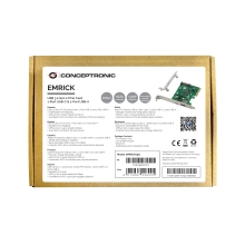 Controladora Conceptronic PCI-E 2 puertos (USB-C, USB-A)