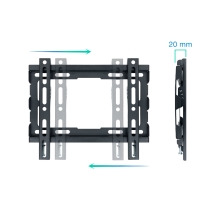 Soporte de pared TooQ LP1043F-B 23" a 43" fijo negro