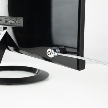 Cable de seguridad de portátil tipo Kensington TooQ con llave 1.5m