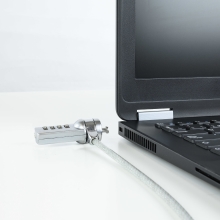 Cable de seguridad de portátil tipo Kensington TooQ con combinación 1.5m