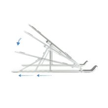 Soporte elevador portátil TooQ TQLRS0033-AL 15.6" aluminio plata