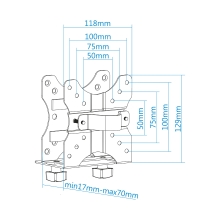 Soporte vesa para mini PC TooQ TCCH0001-B