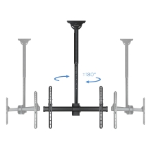 Soporte de techo TooQ LPCE1170TSLI-B 37" a 70" extensible e inclina