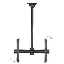 Soporte de techo TooQ LPCE1170TSLI-B 37" a 70" extensible e inclina