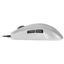 Ratón Mars Gaming MMR translúcido 12800 DPI blanco