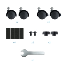SOPORTE METALICO CPU SUELO TOOQ UMCS0004-B NEGRO