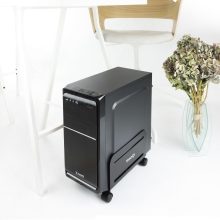 SOPORTE METALICO CPU SUELO TOOQ UMCS0004-B NEGRO
