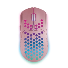 Ratón inalámbrico Mars Gaming MMW3 RGB rosa