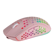 Ratón inalámbrico Mars Gaming MMW3 RGB rosa