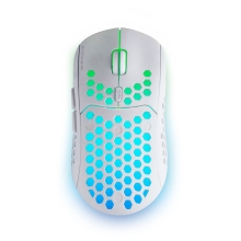 Ratón inalámbrico Mars Gaming MMW3 RGB blanco