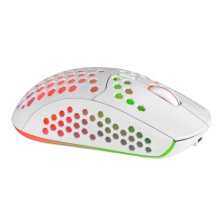 Ratón inalámbrico Mars Gaming MMW3 RGB blanco