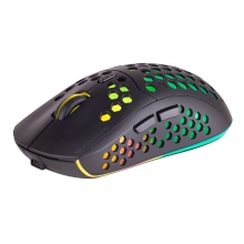 Ratón inalámbrico Mars Gaming MMW3 RGB negro