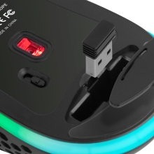 Ratón inalámbrico Mars Gaming MMW3 RGB negro
