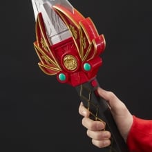 Replica hasbro espada poder ranger rojo replica escala 1:1 power rangers mighty morphin collection